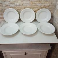 6 piatti fondi  porcellana Ariston Richard Ginori