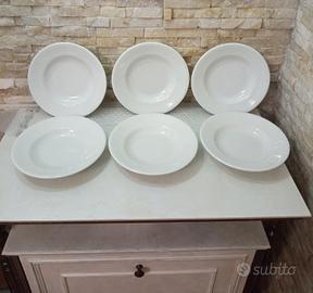 6 piatti fondi  porcellana Ariston Richard Ginori
