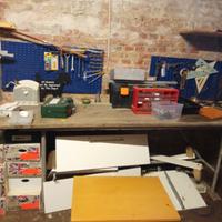 tavolo da lavoro per bricolage cantina