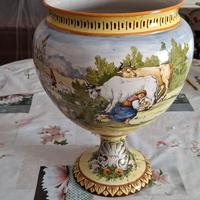 Vaso ceramica siciliana diam. 34 cm