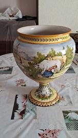 Vaso ceramica siciliana diam. 34 cm