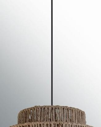Lampadario a sospensione in corda, regolabile