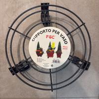 Supporto per vaso a rotelle nuovo