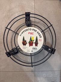 Supporto per vaso a rotelle nuovo