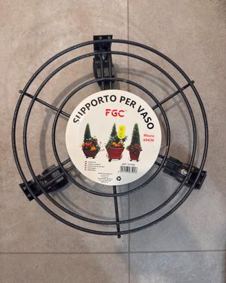 Supporto per vaso a rotelle nuovo