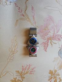 orologio Time Age vintage con bussola integrata 