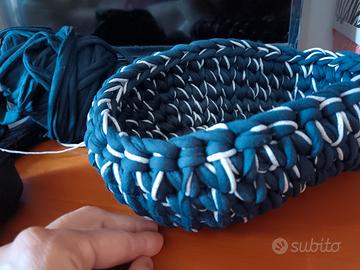 cestino fatto a mano 