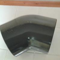 Raccordo >PVC 45gradi d90