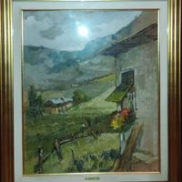 Quadro Finestra fiorita aut. Luigi Benevento.