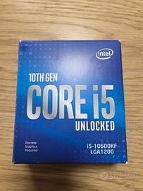 Processore Intel core i5-10600kf 4.10 Ghz