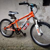 bici MTB bambino misura 20" cambio 6 velocità