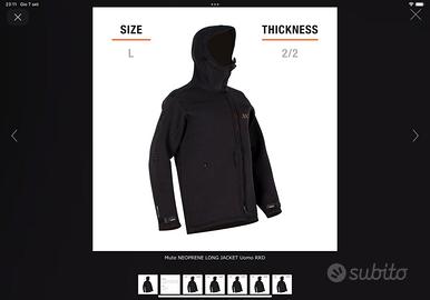 RRD NEOPRENE LONG JACKET tg L