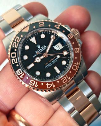 Rolex gmt Rootbeer acc. oro rosa 126711CHNR 2025