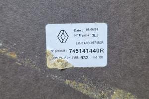 Pianale originale Renault Master+tappeto in gomma