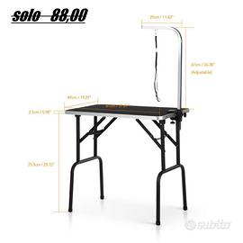 Tavolo toelettatura SOFFIATORE SHAMPOO FORBICI