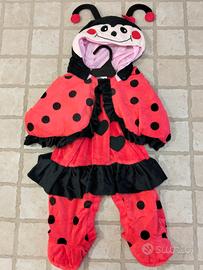 Costume carnevale coccinella, taglia 6 mesi