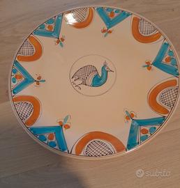 Piatto decorativo in ceramica