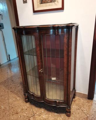 Vetrina classica in legno anni 40/50