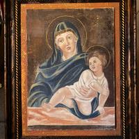 Bronz Art affresco Madonna con bambino