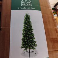 ALBERO NATALE SLIM INTERAMENTE PVC