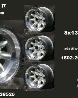 Cerchi minilite 8x 13 4x100 et-6 bmw