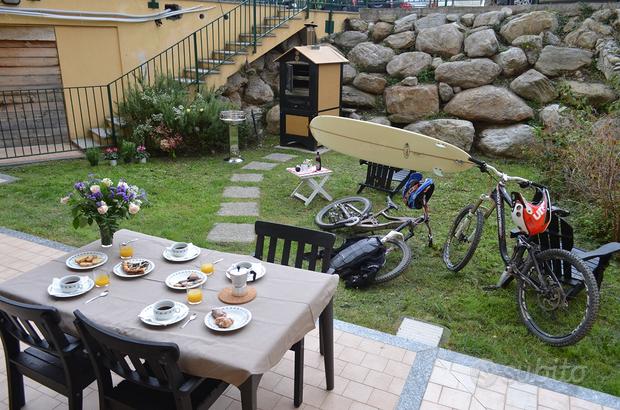 Quadrilocale con giardino