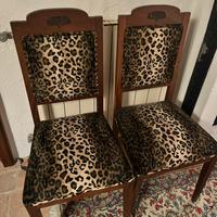 Coppia di sedie anni 20 del secolo scorso