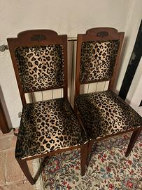 Coppia di sedie anni 20 del secolo scorso