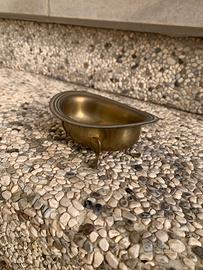 Posacenere portamonete ottone vintage