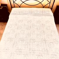 Coperta matrimoniale ad uncinetto
