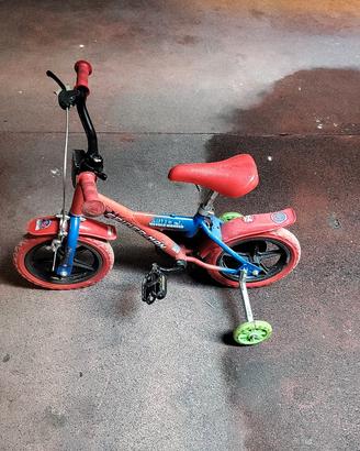 bici bimbo spiderman 
