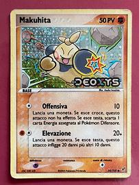 Carta Pokémon Makuhita 65  EX Deoxys Holo Stamped