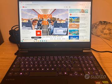 Notebook Gaming HP Victus 15 rtx 5060 1tb nvme 16g