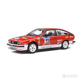 MODELLO AUTO ALFA ROMEO ALFETTA GTV6 RALLY SOLIDO