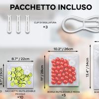 Macchina Sottovuoto per alimenti con 20 sacchetti