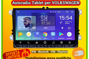 Autoradio tablet 9 pollici Android Volkswagen