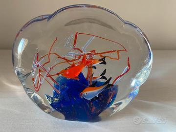 Acquario in vetro di Murano