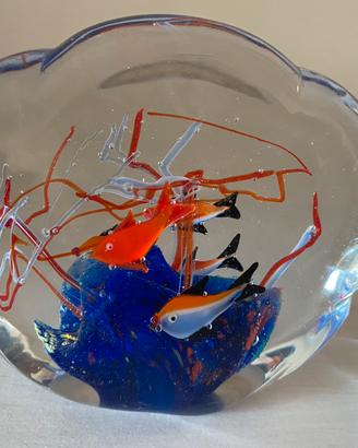 Acquario in vetro di Murano