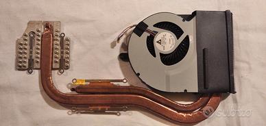 Notebook Asus N56V ventola  piastra raffreddamento