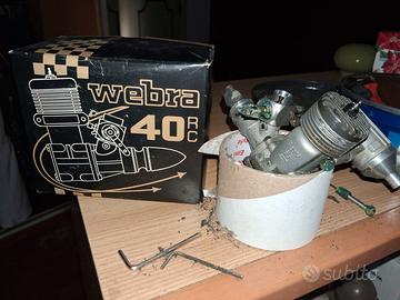 Motore  per aeremodellismo Webra 40rc