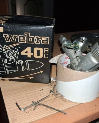 Motore  per aeremodellismo Webra 40rc