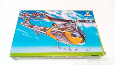 Italeri AB-204 B Rescue Helicopter Kit Scala 1/72