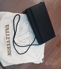 Borsa Valleverde in raso nera