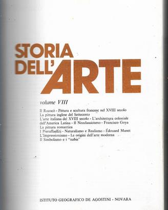 1978  STORIA DELL ’ARTE VOLUME VIII  RILEGATO