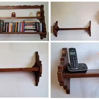 Mensole in legno massiccio stile rustico