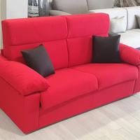 Divano letto con poggia testa fisso