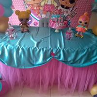 Copri tavolo in tulle per feste