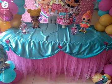 Copri tavolo in tulle per feste