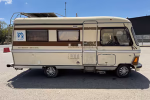CAMPER HYMER MERCEDES 544 L DEL 1983 4 POSTI LETTO