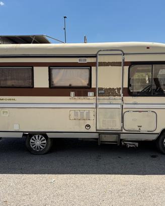CAMPER HYMER MERCEDES 544 L DEL 1983 4 POSTI LETTO